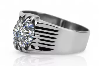 Ring Vintage style Zircon Sterling silver 925 vrc007s